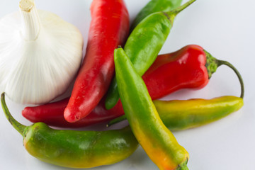 Fiery Chillies and aromatic Garlic