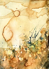 Wanddecoratie Schilderkunst landschap  © bruniewska