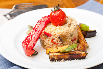 risotto with vegetable