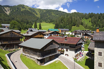 Fototapeta na wymiar Krajobraz alpejski