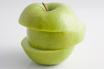Pomme coupée