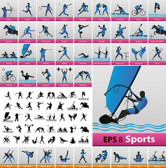 Sport pictograms