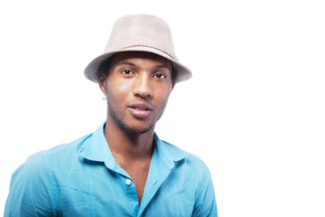 Young and free man looking good