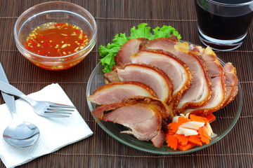 Roasted pork