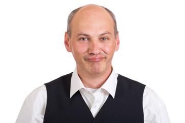 gelangweilter Mann