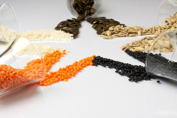 Seeds star with glasses