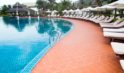 Tropical swimming pool