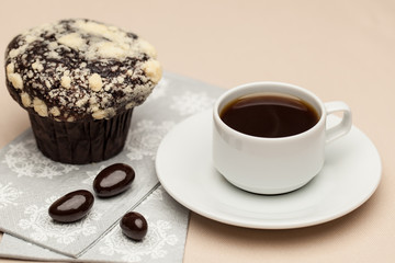 Coffee with muffin