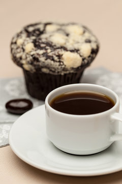 Coffee with muffin