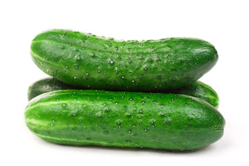 Green cucumbers