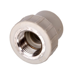 Fitting (coupler) to connect to polypropylene tubes, isolated