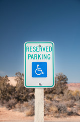Desert Reserved Parking