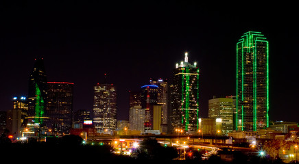Dallas Texas Skyline at night
