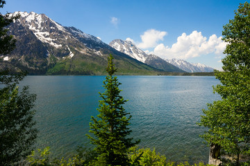 Fototapeta na wymiar Jenny Lake w Grand Teton National Park, Wyoming.