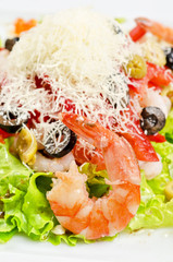 tasty seafood salad