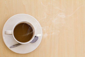 Cup of hot drink coffee