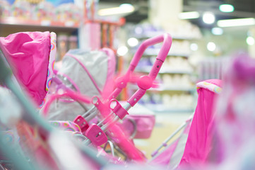 Toy carriage in mall