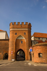 Bridge gate, Torun, Poland