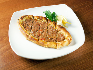 pita bread with meat