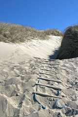 Trickleiter zum Dünenpfad