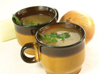 Tasty dinner, isolated