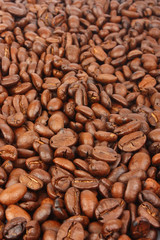 Coffee beans background