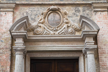 Fototapeta na wymiar Sw. Nazario i Celso kościół. Piacenza. Emilia-Romagna. Włochy.