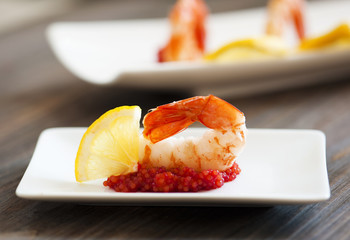 easy appetizer with shrimp