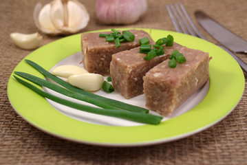 Jellied meat