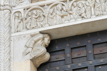 Cathedral. Piacenza. Emilia-Romagna. Italy.