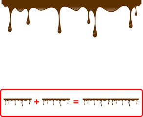 Chocolate drips seamless pattern. To see the other vector splash illustrations , please check Splash and Dripping collection.