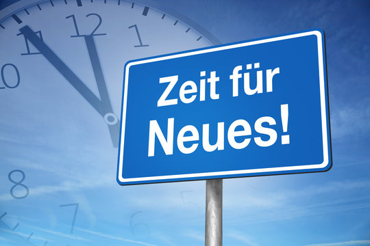 Zeit f&uuml;r Neues