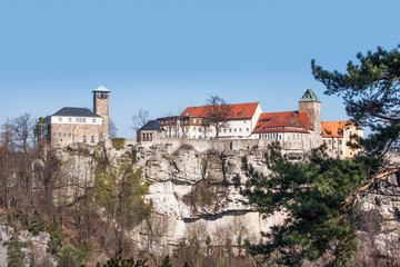 Fototapeta na wymiar Hohnstein castle in Saxony