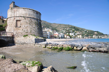 das beliebte Seebad Alassio an der italienischen Riviera