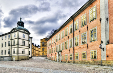 Fototapeta premium Old noble architecture on the island Riddarholmen in Stockholm.