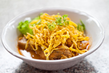 noodle with curry