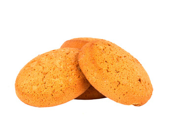oatmeal cookies isolated