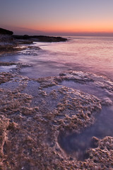 Fototapeta na wymiar Wschód słońca nad Zatoką Turków, Apulia