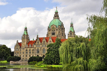 Obraz premium Hannover City Rathaus (Town Hall) 