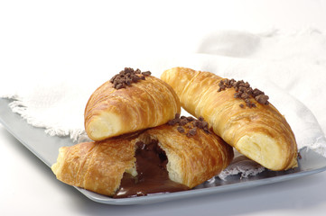 still-lfe di brioches di cioccolato