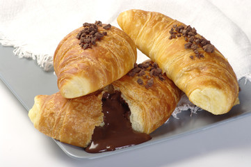 still-lfe di brioches di cioccolato