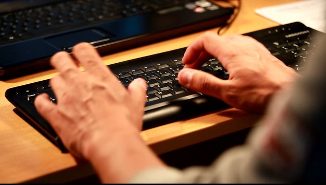 Frappe clavier
