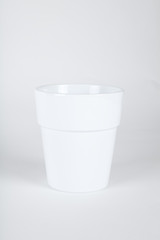 cache pot blanc
