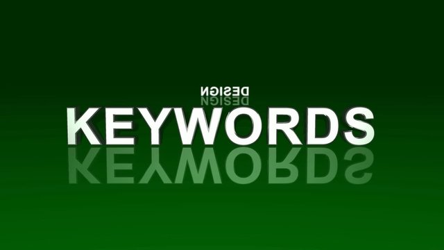 Text Rotation - Keywords Design Content Ranking Gr&uuml;n 1