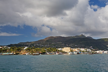 Fototapeta na wymiar brzegowej na wyspie Ischia, włochy