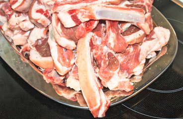Raw Lamb Meat