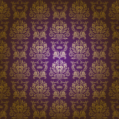 damask seamless floral pattern
