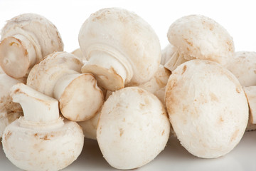 White mushrooms