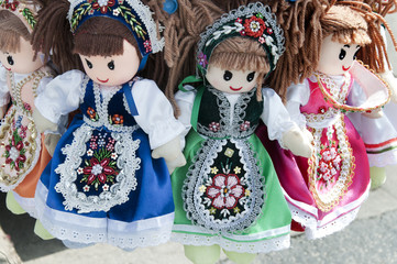 Traditional Hungarian Dolls for sale in Budapest Hungary