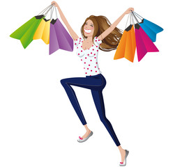 Girly shopping